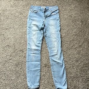 blue pacsun light wash skinny jeans size 25